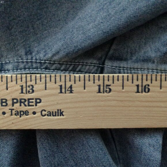 AERIE NWT Pull-On w/ Draw String Blue Wide Leg Soft Jeans XXL - Picture 9 of 11